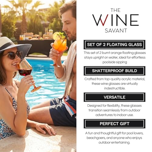 Verres à vin incassables en Tritan anti-casse pour piscine