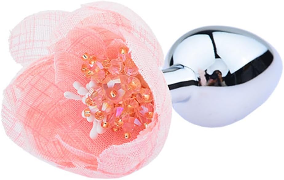 Bullet Metal Butt Plug Butt Plug Massager Set 3PCS Flower Base Butt Plug Sex Toy