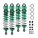 C32708GREEN Alloy Machined Shock Set (4) for Traxxas 1/8 Sledge Buggy