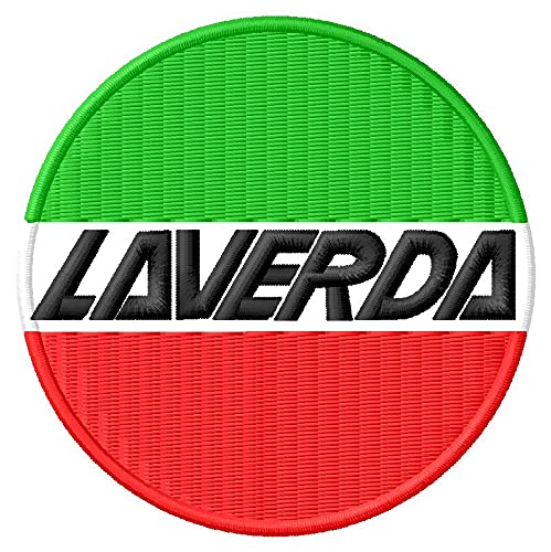 Prodotto in UE Laverda Logo Patch 1000 1200 Jota RGS SFC TS Moto Moto Accessori Parche Bordado Brodé patch écusson Toppa ricamata
