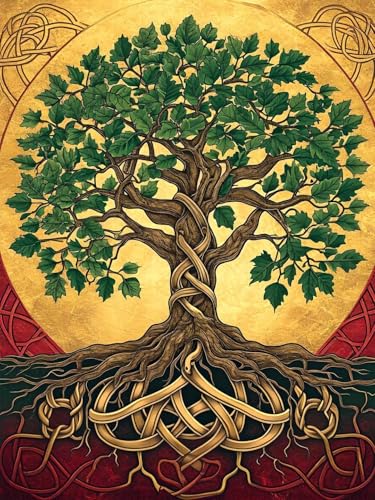 Diamond Painting Arbre 5D Kit Complet Cadeau Idéal Artisanat Cristal Adulte O-5