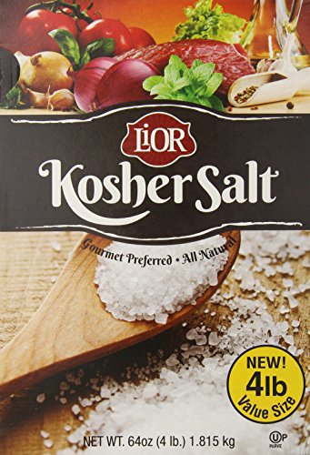 Lior Kosher Salt, 64 Ounce (Pack Of 6) #TOP2