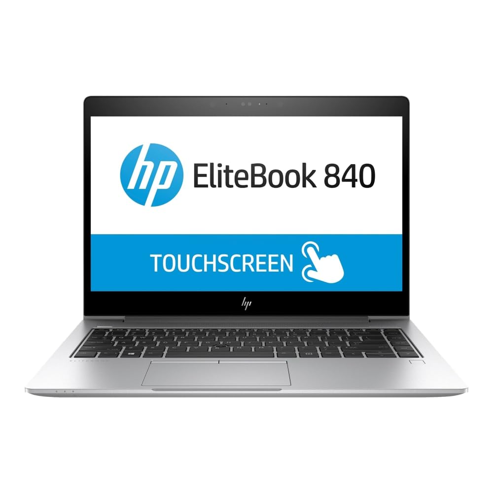 HP EliteBook 840 G5 Zakelijke Laptop – 14″ FHD, Intel Core I7-8650U, 16GB RAM, 512GB SSD, US QWERTY, Win 11 Pro (Renewed)
