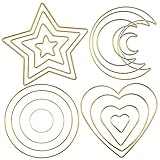 Perfecto para coronas de manualidades de bricolaje, atrapasueños, anillo de creaciones de macramé, colgador de plantas, artesanías como regalos para sus amigos y familiares.