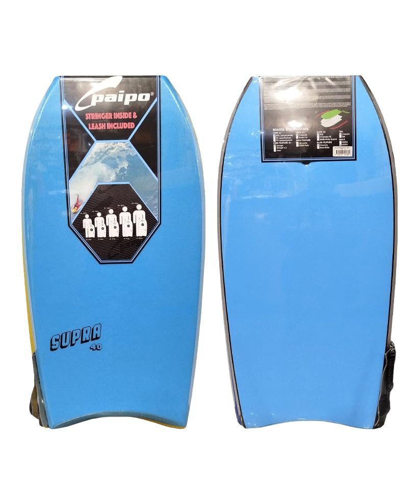 Paipo Bodyboard Deck Planche Bleu/Bleu 40