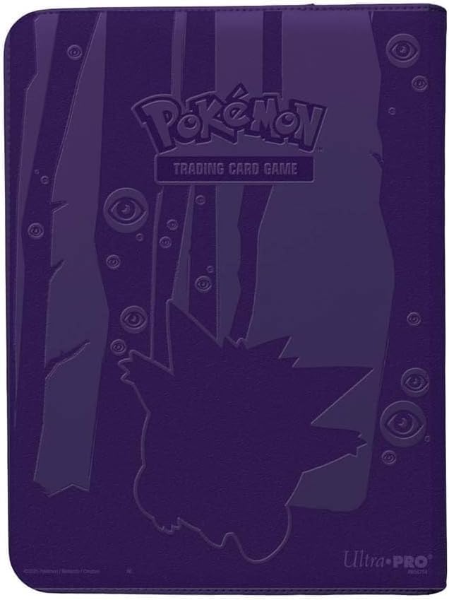 Ultra Pro Zippered PRO Binder 9-Pocket Pokemon Elite Series Gengar