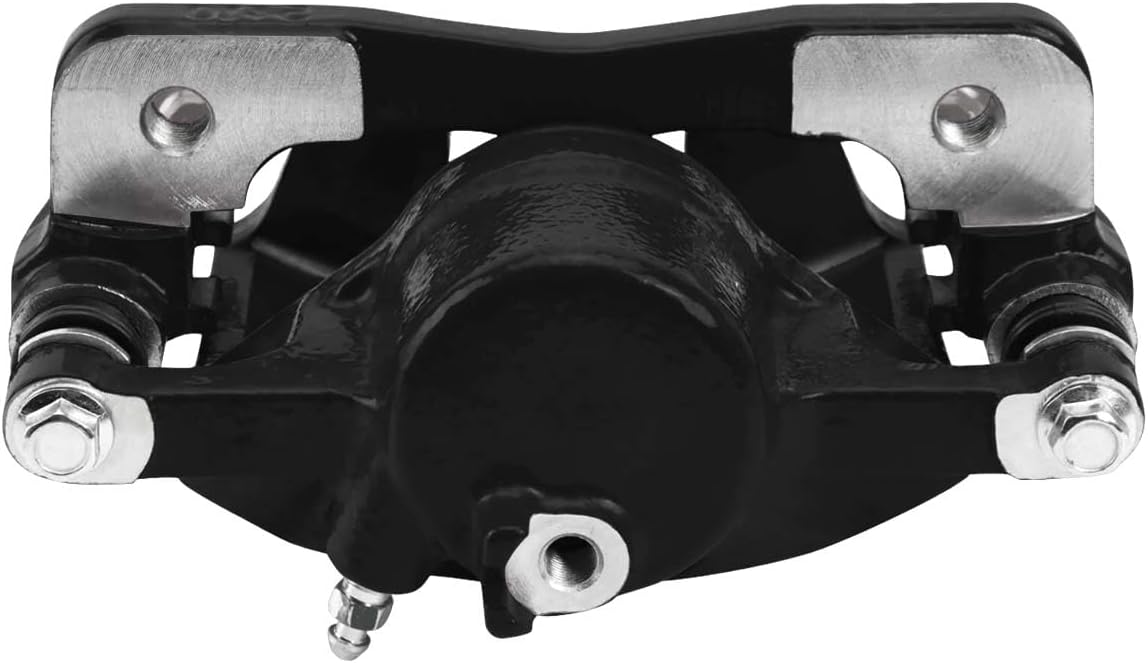 AutoShack Front Brake Calipers Black Powder-Coated Left & Right Replacement for 1996-2011 Honda Civic 2010-2014 Honda Insight 1997-2000 Acura EL 2-PC Set