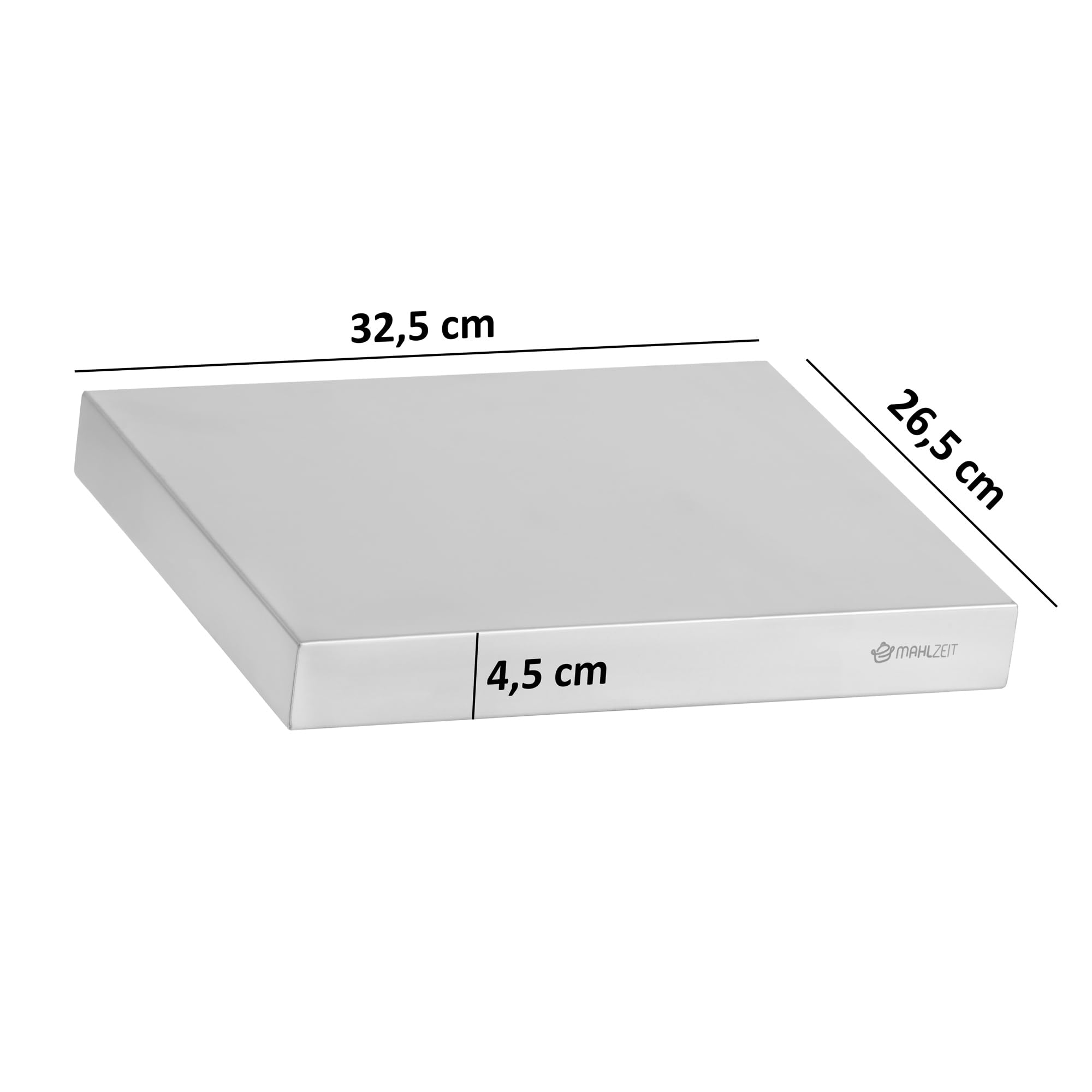 Mahlzeit Piatto da portata refrigerante | 32,5 x 26,5 x 4,5 cm, vassoio da portata per GN 1/2 | vassoio refrigerante, piastra refrigerante Gastro | piatto refrigerante | vassoio refrigerante, piastra