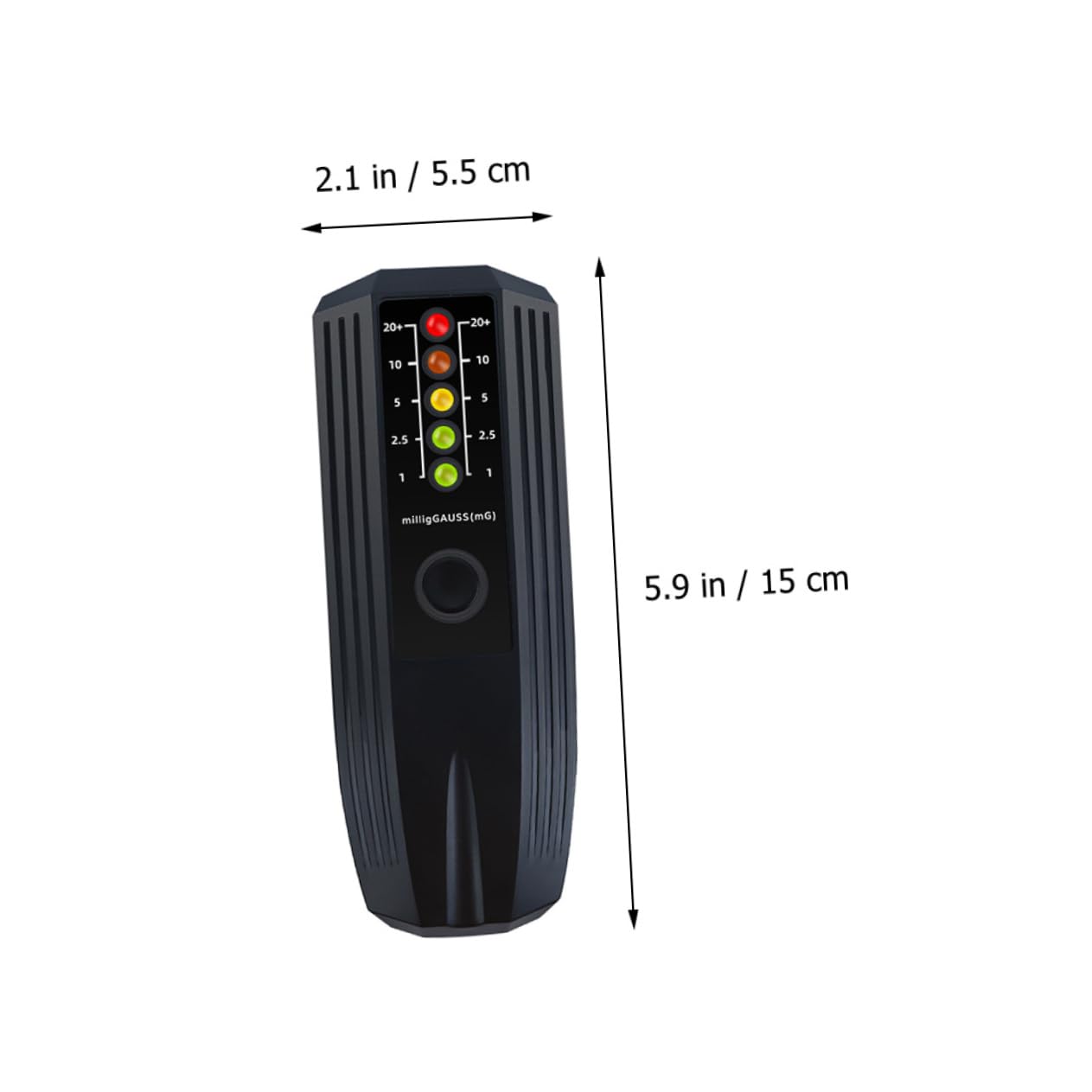 HOMOCONO Digital Emf Meter Emf Detector Magnetic Field Detector 5-led Indicators Home Appliance Safety Checker