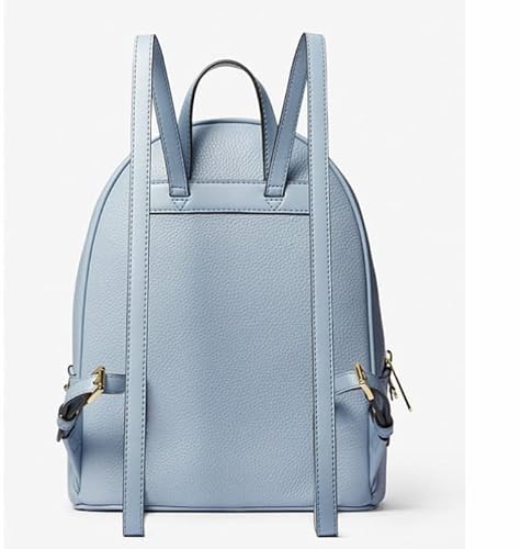 Michael Kors Kenly Medium Adina Backpack Pebbled Leather (Pale Blue) #TOP2