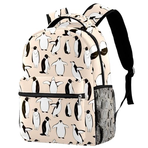 Sac à dos pingouins mignons anti-fatigue pour ados fatigués du poids