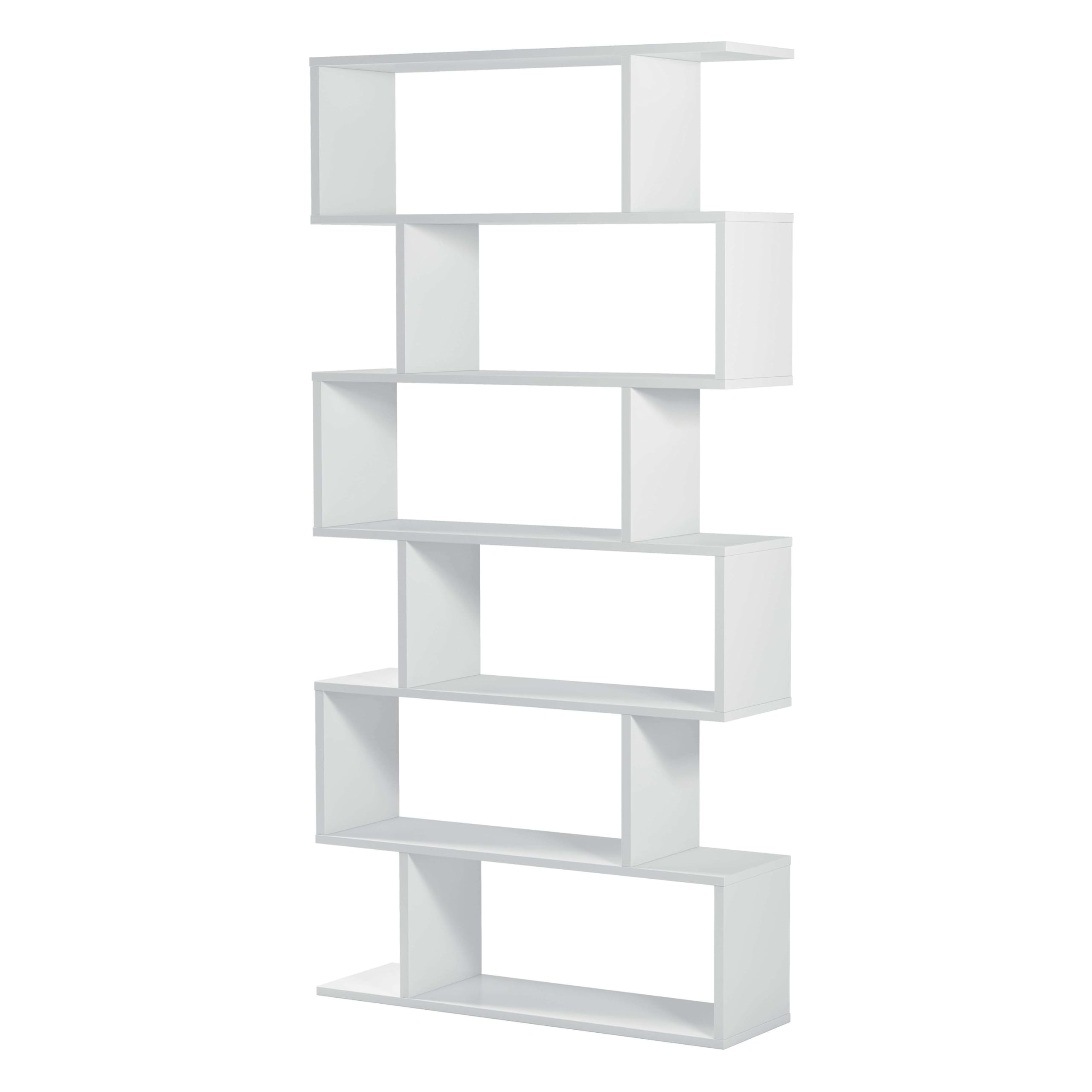 Miroytengo Pack 2 estanterías Athena en color blanco brillo