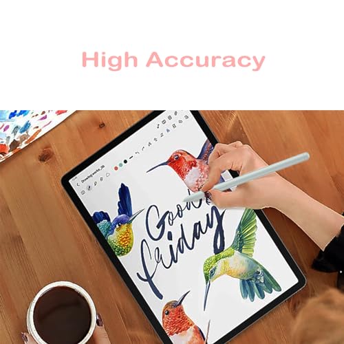 Image of Galaxy Tab S9 FE S Pen for Samsung Galaxy Tab S9 FE Stylus Pen Replacement Galaxy Tab S9 FE Plus S Pen with 4,096 Pressure Levels +Free 5 Tips (Green)