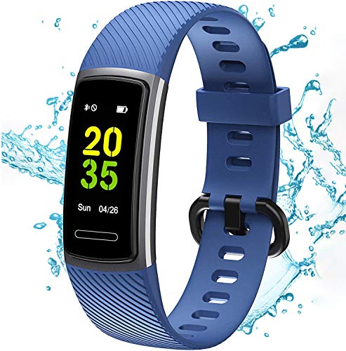 BEITEPACK High-End Fitness Trackers HR, Activity Trackers Health Exercise Watch with Heart Rate and Sleep Monitor, Smart Band Calorie Counter, Step Counter, Pedometer Walking for Men & Women