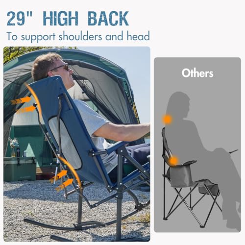 PORTAL-Oversized-Folding-Rocking-Camping-Chair-Portable-Outdoor-Rocker-with-High-Back-Hard-Armrests-Carry-Bag-Supports-400-lbs-Mesh-Back-Blue