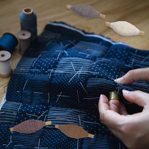 Hilo de Sashiko 100% Algodón 4 piezas 15m miniatura 4