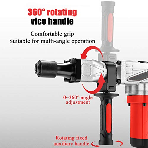 ZIRUIGONG 1200W 32J Elektrischer Bohrhammer, 3500U/min Abbruchhammer, handgehaltener Steinbohrer, Betonbrecher… – Bild 4