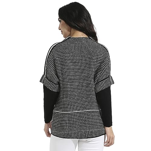 Image of PINACOLADA Women's Solid Ribbed Cropped CardiganFor Casual Wear | V Neck | Long Sleeve | Wool Sweater Crafted with Comfort Fit for Everyday Wear