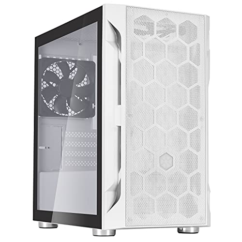 SilverStone FARA H1M Stylish and Distinct Micro-ATX Gaming Chassis - White (SST-FAH1MW-G) (B097HJW96F) Amazon Price History, Amazon Price Tracker