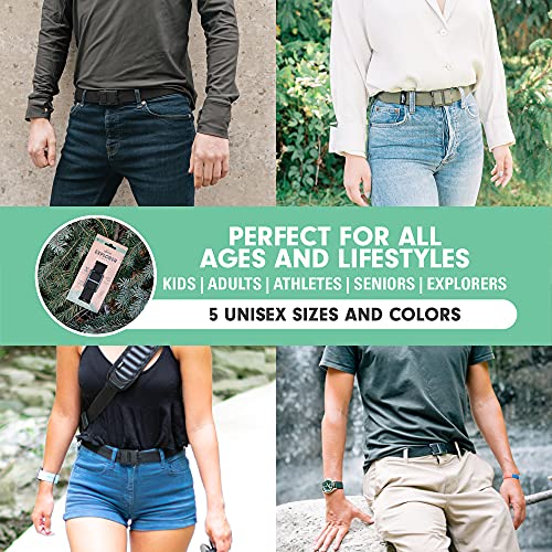 Xpand Explorer Belt No-Show Invisible Elastic Belt w/Slim Aluminum Buckle2