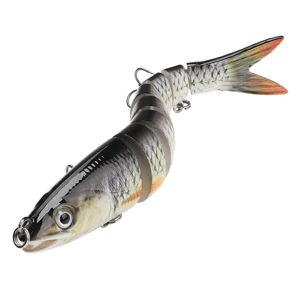 14 cm 23g S-Typ Schwimm sinkend Swimbait Topwater Köder Crankbait Popper River Fischereiköder (Color : 14cm 23g A1)