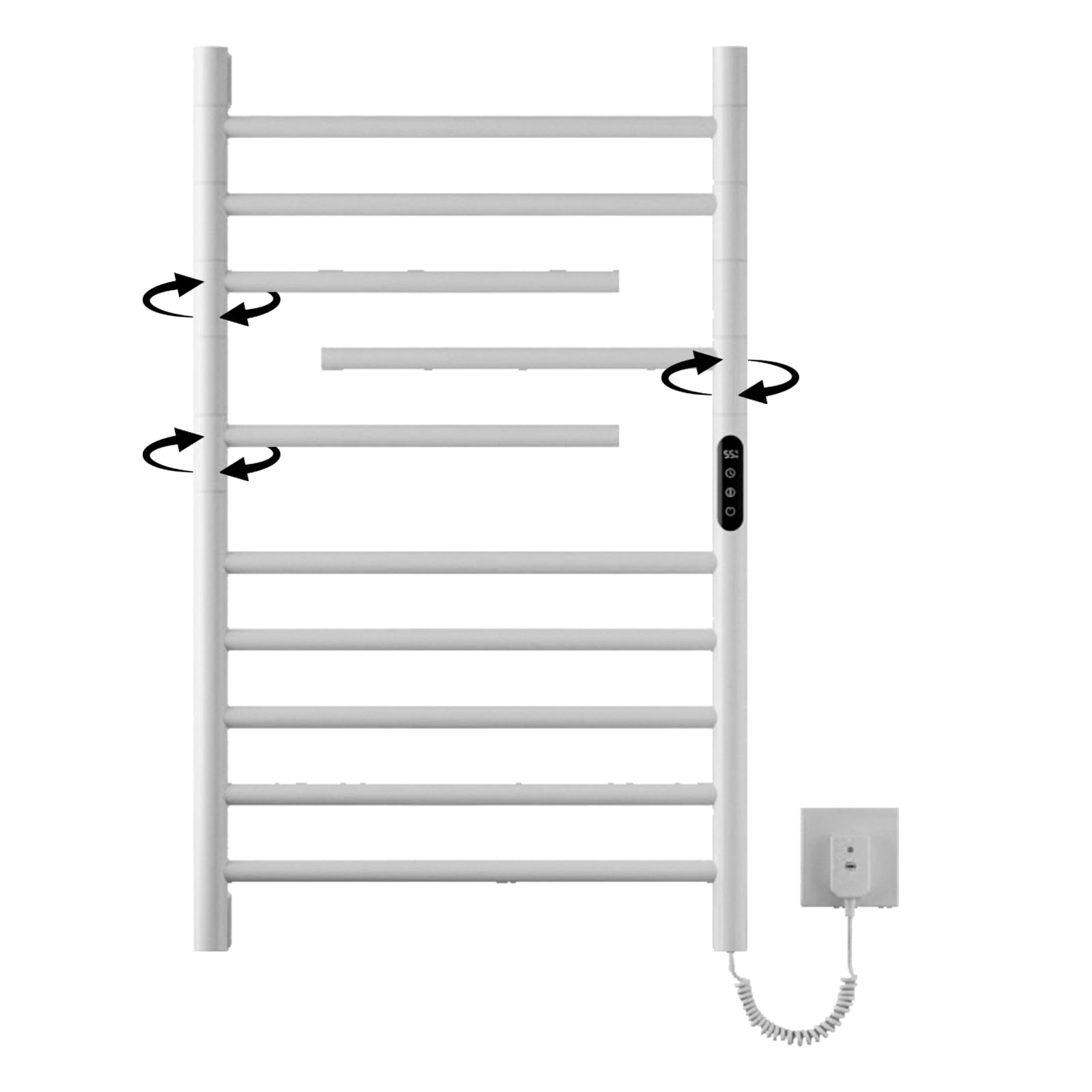 Toallero eléctrico IPX4 con temperatura regulable de 30-70 ℃