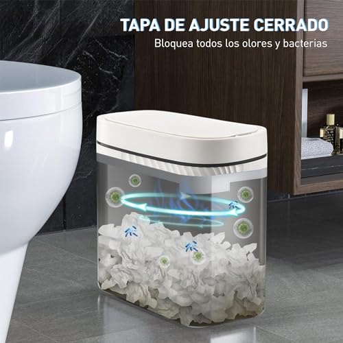 Basurero para baño Marca BYCRAY (3)