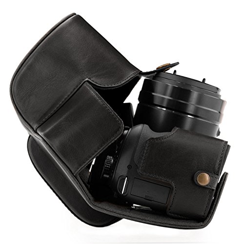 image for MegaGear Panasonic Lumix DC-FZ80, FZ82 Ever Ready Leather Camera Case 