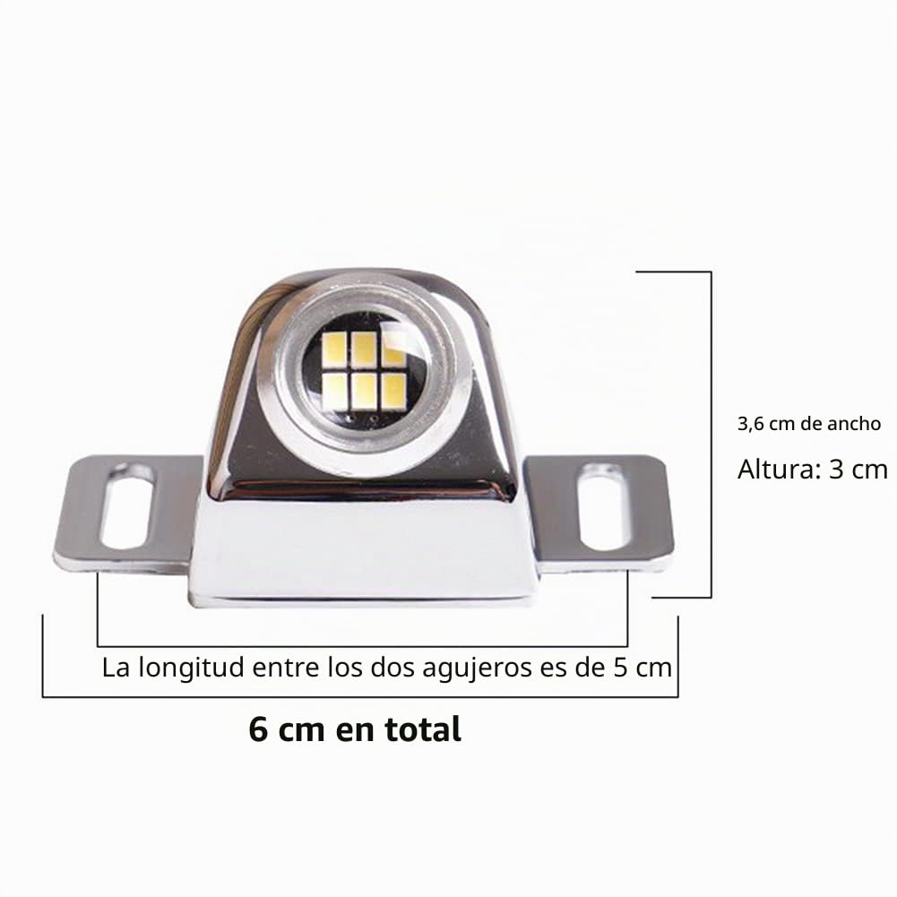 Coche Led Luz De Marcha Atrás, 6000k Lámpara De Marcha Atrás Auxiliar, Luz De Freno Deestacionamiento Brillante Luz De Marcha Atrás Sistema De Iluminación LED Para Cámara De Respaldo De Coche