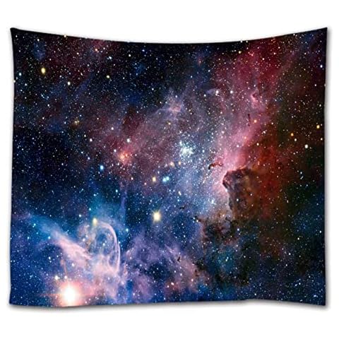 goodbath Space tapestry, Universe Nebula Galaxy Star Tapestries Wall Hanging for Living Room Bedroom Dorm, 80 x 60 Inch, Colorful Cover