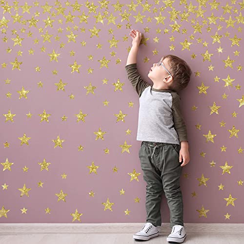 Vinilos Decorativos Estrellas Doradas Brillantes 63 Piezas miniatura 5