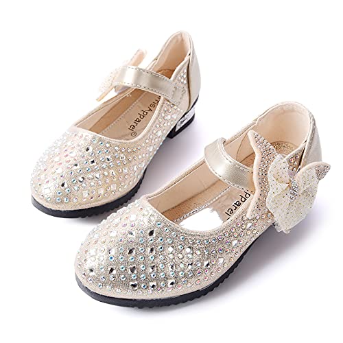 Zapatos de princesa para niña con mariposas, perfectos para bodas y fiestas de disfraces