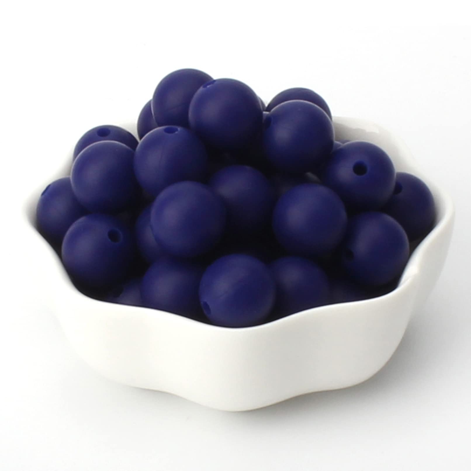 100pcs 12 mm silikonowe koraliki DIY Naszyjnik kluczy okrągły koraliki dystansowe do smyczy biżuterii Making Akcesoria (kolor: róż: różowy, rozmiar: 12 mm)