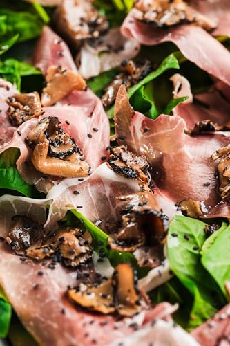 La Rustichella - Black Sliced Truffle - 100% Made in Italy | Vegan, Gluten-Free, Cholesterol-Free (3.17 oz (90 gr))
