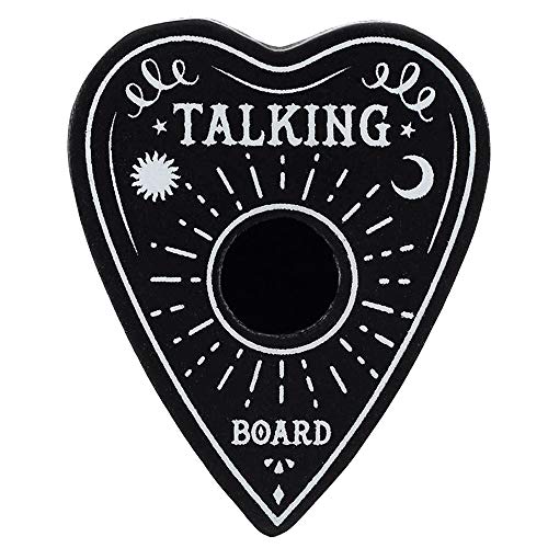 Porte-bougie planchette Ouija Pacific Giftware en résine noire - 3