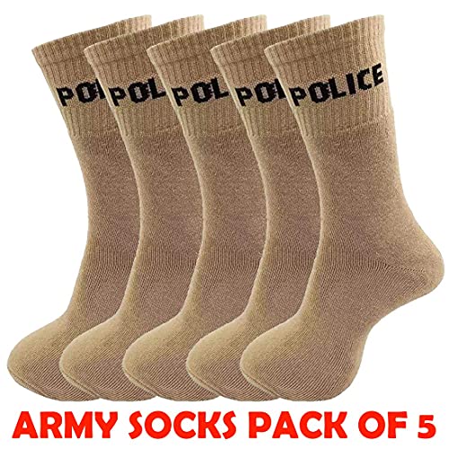 Image of MJE Unisex Regular Khaki Police Casual Socks
