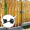 WellMade Self Locking Gate Latch Automatic Gravity Lever Door Lock for Wooden Fences, Heavy Duty Metal Gates, Vinyl Fence, Secure Pool, Garden Outdoor gate, Black with Screws
