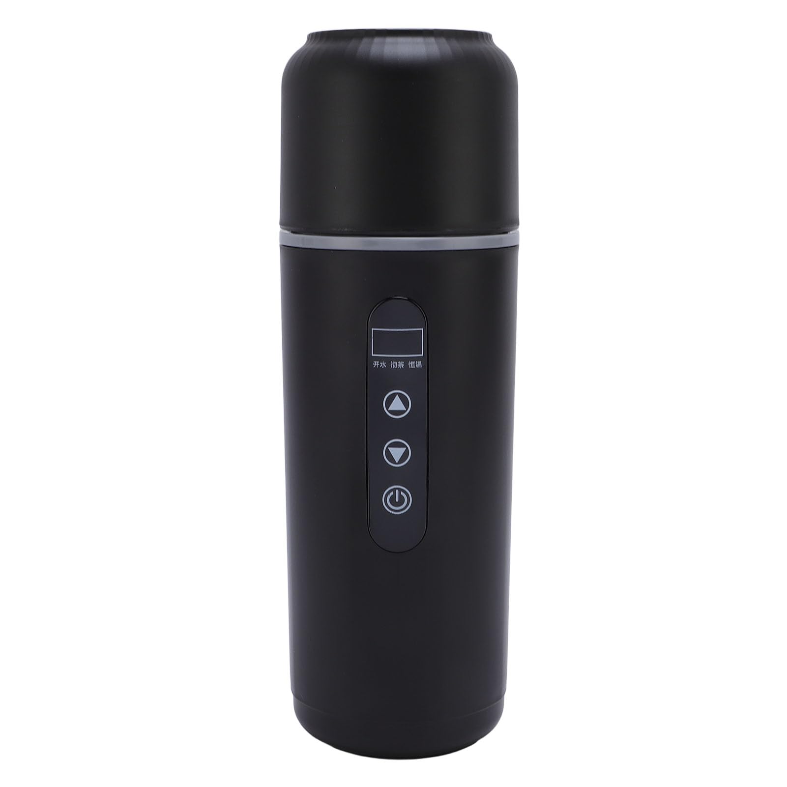 Socobeta Hervidor Eléctrico para Coche, Taza Calefactora Portátil, 500ml, 12V, 24V, Caldera de Agua para Coche, Camión, Calor Duradero para Actividades Al Aire Libre (Negro)