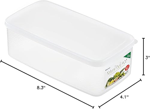 Miniatura 8 de Contenedores de almacenamiento de alimentos con tapas herméticas, organizador de cocina apilable, sin BPA, contenedor de almacenamiento para