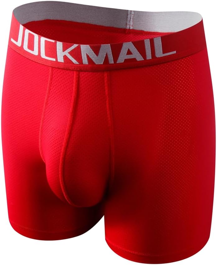 JOCKMAIL Mens Underwear Quick Dry Men Boxer Briefs Active Sports Soft Breathable Boxer Health Care Pouch Design - Image 2