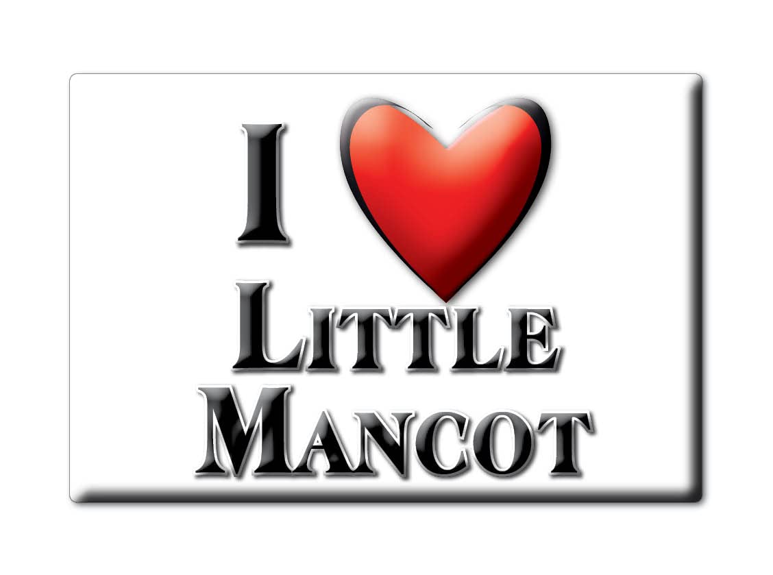 Enjoymagnets LITTLE MANCOT (CYM) FRIDGE MAGNET ENGLAND WALES SOUVENIR I LOVE GIFT PRESENT