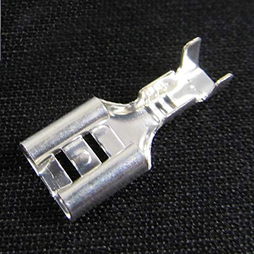 Davitu 2000pcs Quality 6.3mm female Uninsulated Spade Crimp Connector Terminal Block