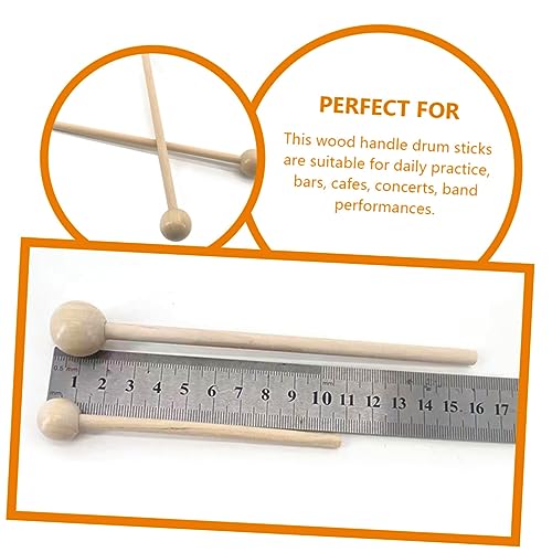 Par de Baquetas de Percusión de Madera Beige miniatura 7