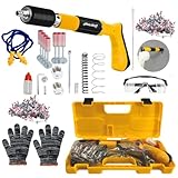 Pistola de Fixação Finca Pino Prego Grampo Ação Direta Pistola Finca Pinos 220 rebites Maleta kit Segurança