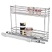 Household Essentials Chrome 2-Tier Sliding Cabinet Organizer, 5