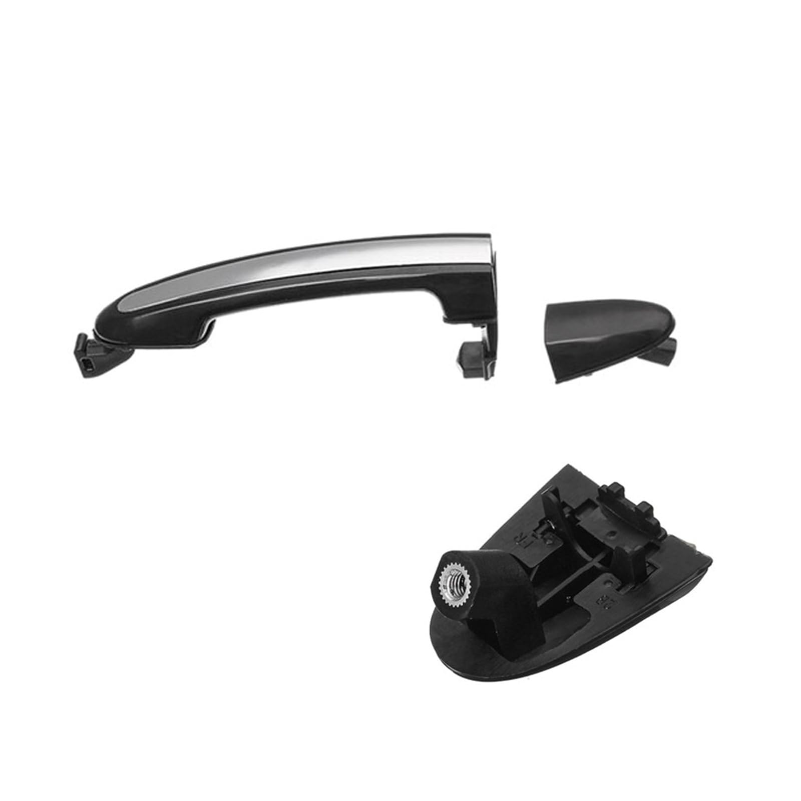 Kpuwers Exterior Door Handle Exterior Car Door Handle 82651-2B010 82652-2B000 82652-2B010 83652-2B000 for Hyundai for Santa for Fe 2007-2012 Handles Replacement(Front Right)