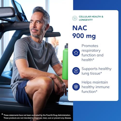 Image of Pure Encapsulations NAC 900 mg - N-Acetyl Cysteine Amino Acid Supplement for Lung & Immune Support, Liver & Antioxidants* - 240 Capsules