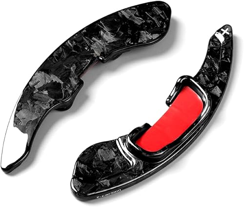 Miniatura 5 de SANRILY Extensión de palanca de cambios de paleta de fibra de carbono para Mazda 6 3 CX3 CX5 CX9 MX5 2017-UP Palanca de cambio de palas de cambio de