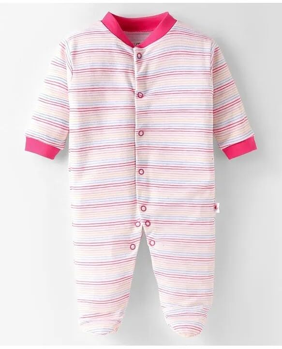 Image of New Born Baby 100% Cotton Rompers for Sleepsuits Jumpsuit Night Suits for Baby Boys & Girls |Onesies| Infant Clothes Pack of 3