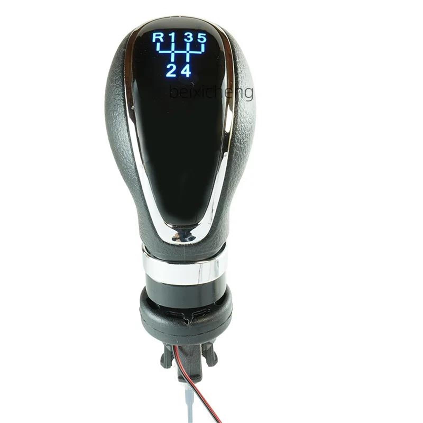 Sunbangoz Blue For Opel 2009-2014 5 6 Speed Gear Shift Knob Manual Shifter Lever(,5 Speed)
